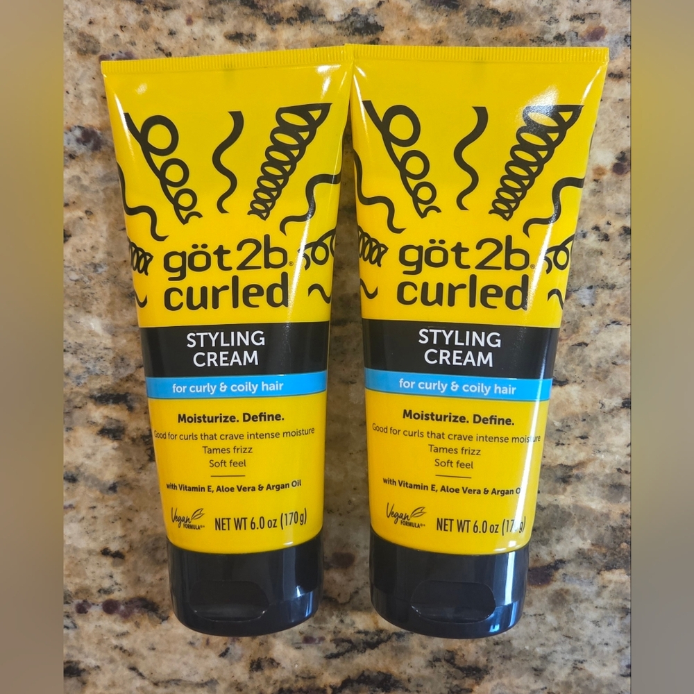 got 2b Curled Styling Cream | Moisturize & Define Curly Hair Bundle